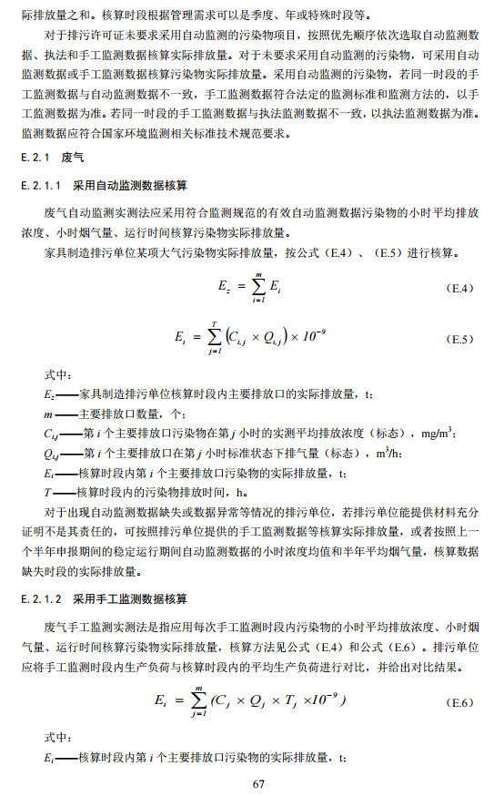 家具制造工业排污许可证申请与核发技术规范2019(图65)